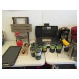Large Camping Lot: Coleman Stove, Charcoal Burner,