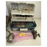 Fishing Reels, Sinkers, Bobbers, Tackle Box