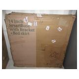 Twin Size 14" Smart Base with Bracket and Bed