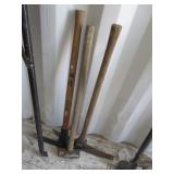 2) Pick Axes, Sledge Hammer