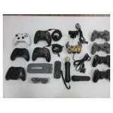 XBox and Playstation Controllers, Camera,