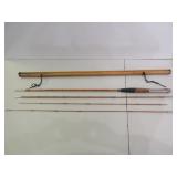 Bamboo Fishing Pole And Case