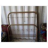Vintage Acorn Double Bed Frame With Rails