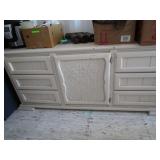White Nine Drawer Dresser