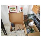 Christmas Decorations, Candles, Manger Scene