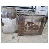 King Size Comforter, Bed Skirt, Pillow Shams