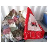 Homemade Twin Size Quilt / Throws