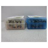 2) Boxes .380 Auto Ammo