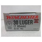 Winchester 30 Luger Ammo