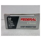 Federal Classic 32 S&W Long Ammo