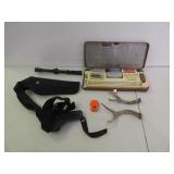 Gun Cleaning Kit, Antlers, Lighter, Holster