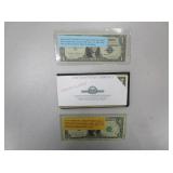 Scarce Barr Note, Uncirculated 2 Dollar Note,