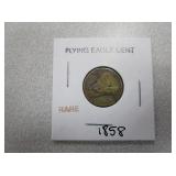1858 Flying Eagle Cent