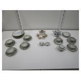 Tea Cups And Saucers, Teapot