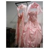 2) Pink Brides Maids / Prom Dresses