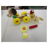 Wobbles Vintage Pull Toy Dog, Battery Operated Do,