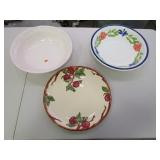 Vitantonio, Franciscan And Gibson Serving Bowls