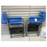 2) Rio Adventure Folding Chairs With Tray