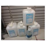 4) 3 Gal Water Cubes, 1 Gal Niagara Water