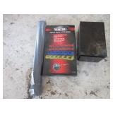 Ironton Metal Rack With Bins, Fiberglass Roll,