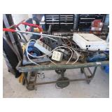 Cart With Contents, Electrical Wire, Tools