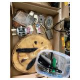 Shoe Tools, Wall Display of Arrowheads, Belt Buckl
