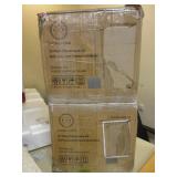 16 Piece Dinnerwear Set Dark Grey And Cream