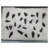 Display Box With Various Arrowheads