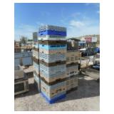 3) Stacks of Plastic Dishwasing Racks