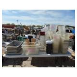 Metal Trays, Plastic Food Holders in All Sizes