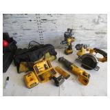 DeWalt Battery Operated Tools With Carry Bag