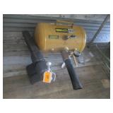 Vise With Truck Hitch Attachment, TSI Air Tank