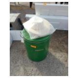 Green Metal Can with Lid, 4) Cowboy Hats