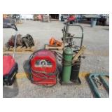 Lincoln Arc Welder with Acetylene Tanks