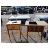 2) Sewing Cabinets and Decor
