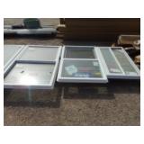 3) White Vinyl Windows