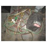 Torch Hoses with Gauges, Welding Mask