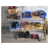 Shelf Contents, Power Cords, Vise Grips, Wrench