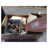 Wood Box with Valves, Elbows, White Rhino Tuff
