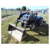 2004 Rhino 204 Diesel Tractor w/ Scraper & Bucket