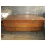 Vintage 9-Drawer Dresser With Contents