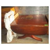 Dining Table With Drop Leaf Sides, 4) Extender