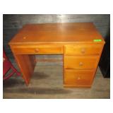 Wood 4-Drawer Student Desk
