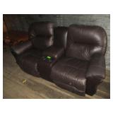 Leather Recliner Loveseat