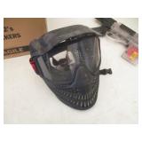 Airsoft Gun And Mask.