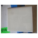 (6) Boxes Ann Sacks Earthenware 4X4 White Tiles