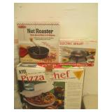 Nut Roaster. Mini Electric Skillet. Pizza Chef.