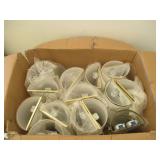 White And Gold Wall Mount Light Fixtures.