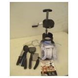 Le Presse Food Styler. Assorted Kitchen Utensils.