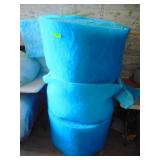 3) Large Rolls of Blue Quilting Backing